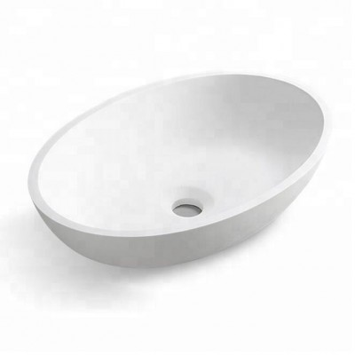 Bathroom commercial bowl counter marble kitchen washing bathroom stone resin round dish modern sinks bath basin