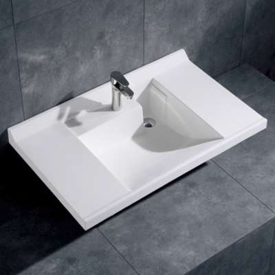 Wholesale bathroom sink wash basin pictures one piece countertop hand wash basin