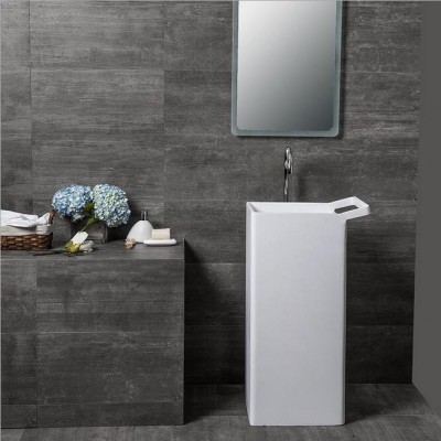 Modern salon bathroom furniture/barbershop freestanding wash basin